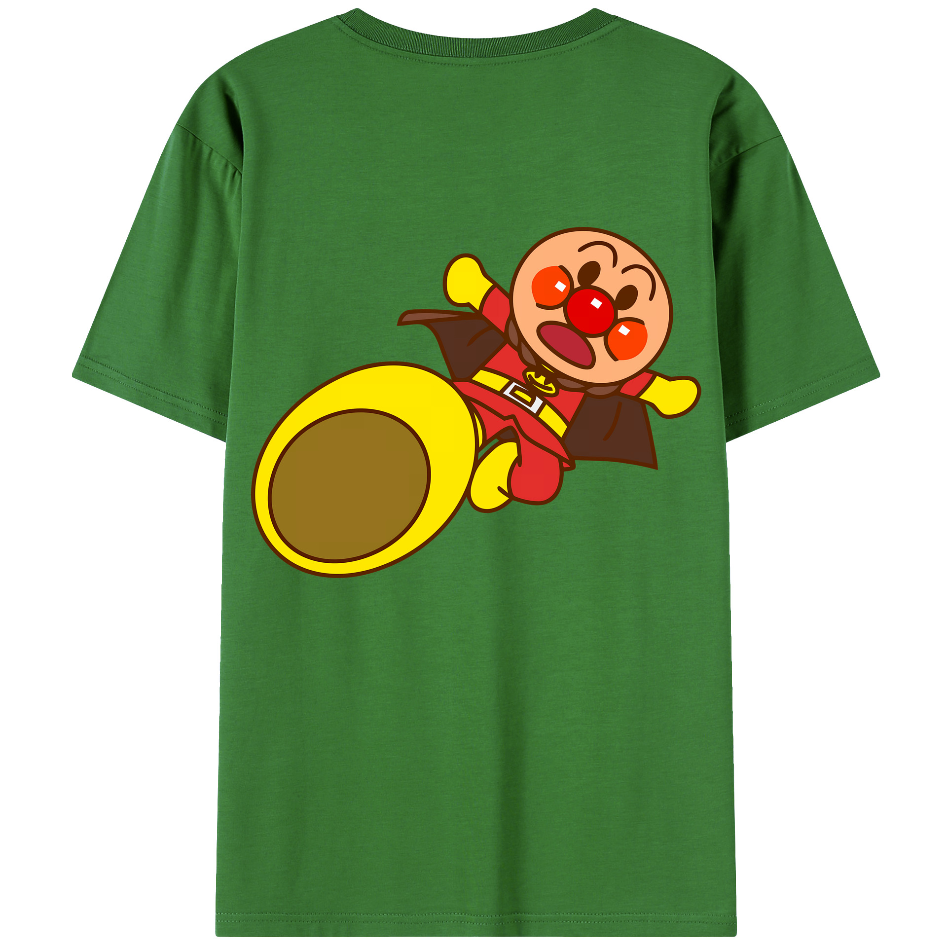 （画像用） アンパンマン Anpanman レディース半袖Tシャツ(バックプリント)